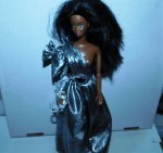 black barbie 1990 silver